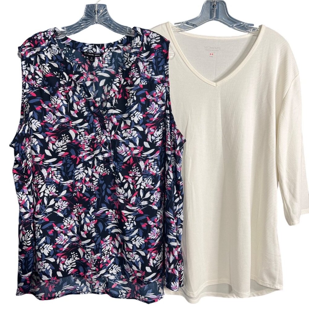 2 Piece Bundle 2X Tops